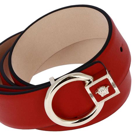 versace belts red|versace reversible belt.